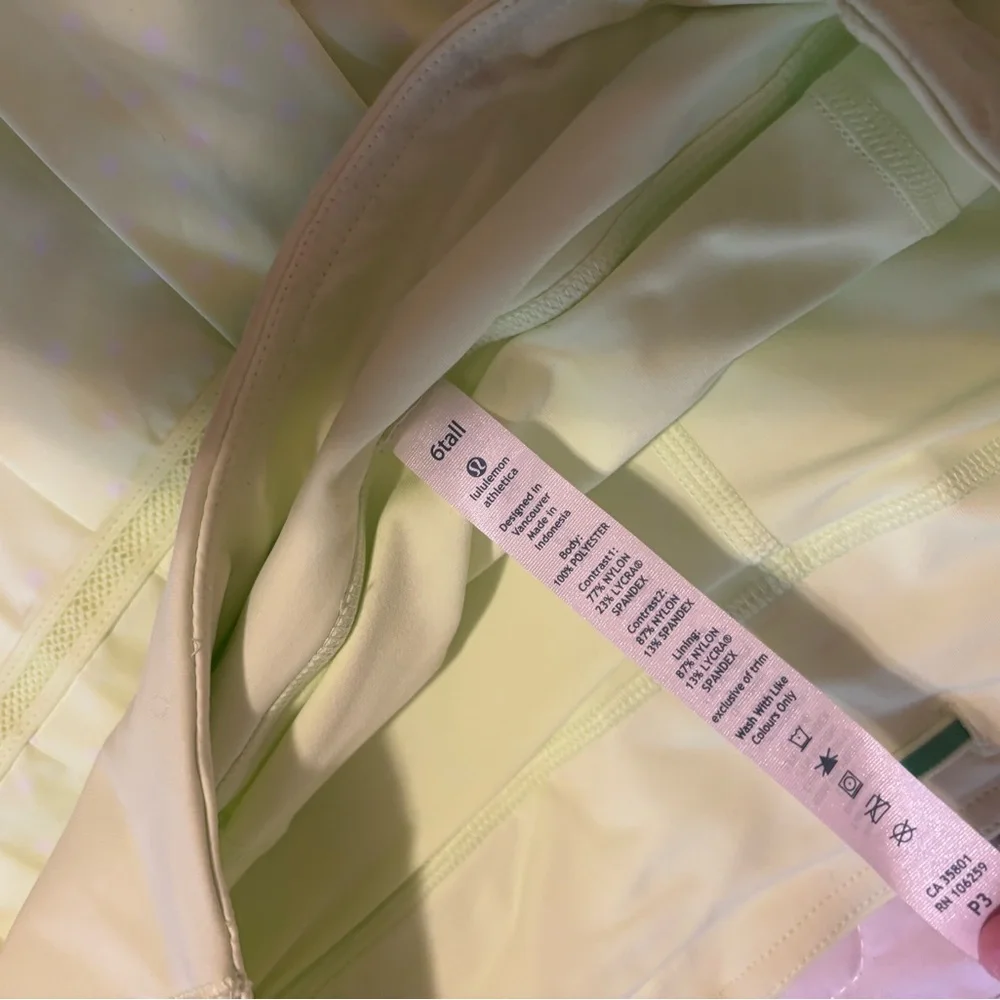 NWT Lululemon 6 Tall Pace Setter Women's Faded Zap Petit Dot tennis run Skirt - Picture 5 of 16